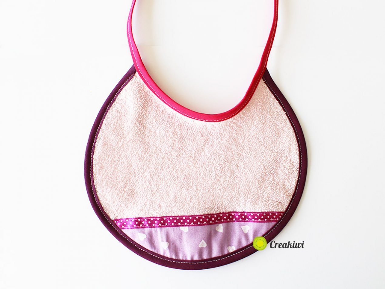 Petit bavoir bavouille pour bébé de 0 à 6 mois Creakiwi