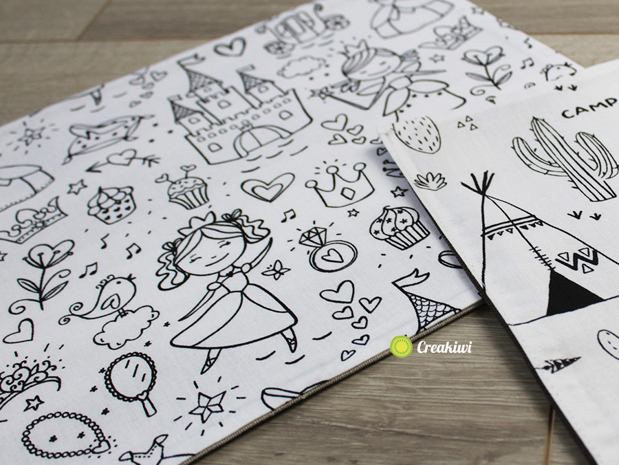 Set De Table à Colorier à Imprimer Gratuit Set de table à colorier pour enfants impatients ⋆ Creakiwi