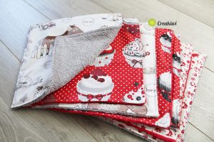 Lot de 7 essuie-touts lavables et réutilisables