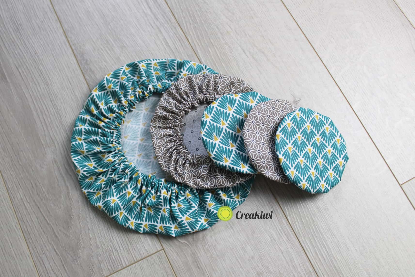 Les couvercles écologiques lavables et réutilisables