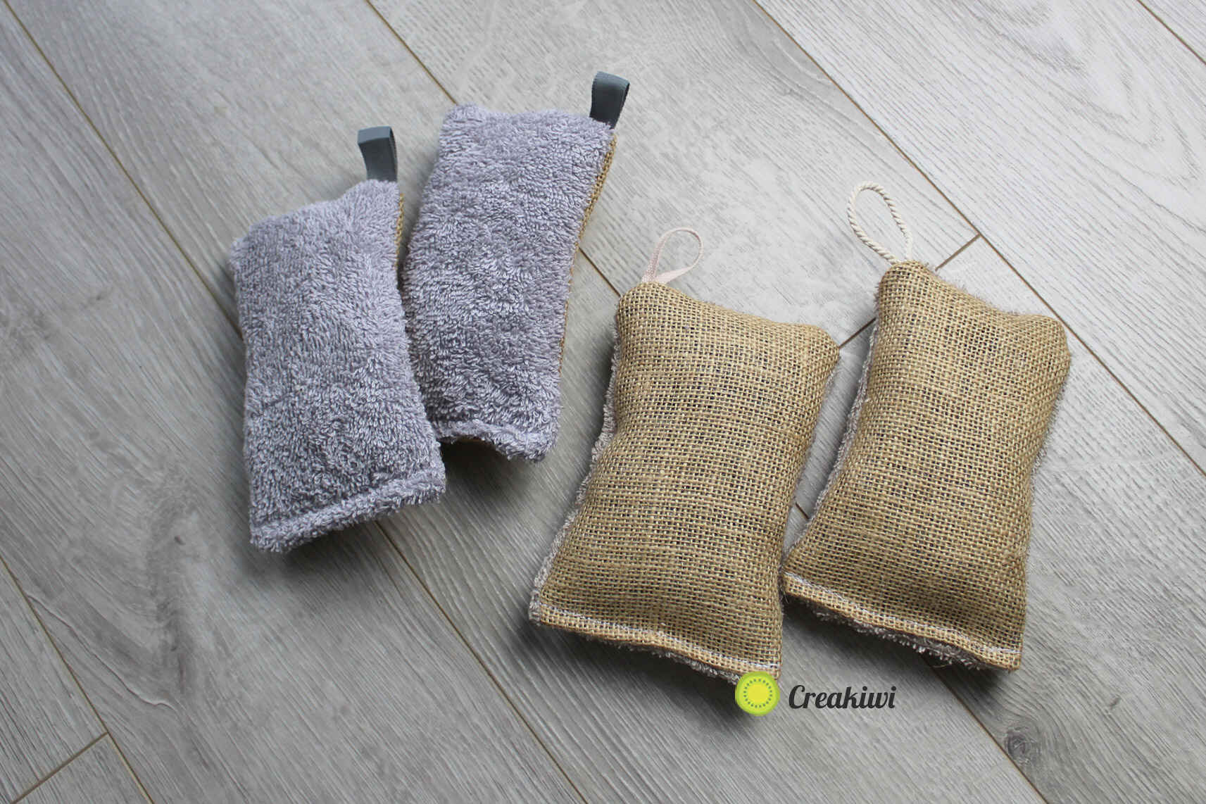 Les éponges en tissus lavables en machine (et sans plastique)