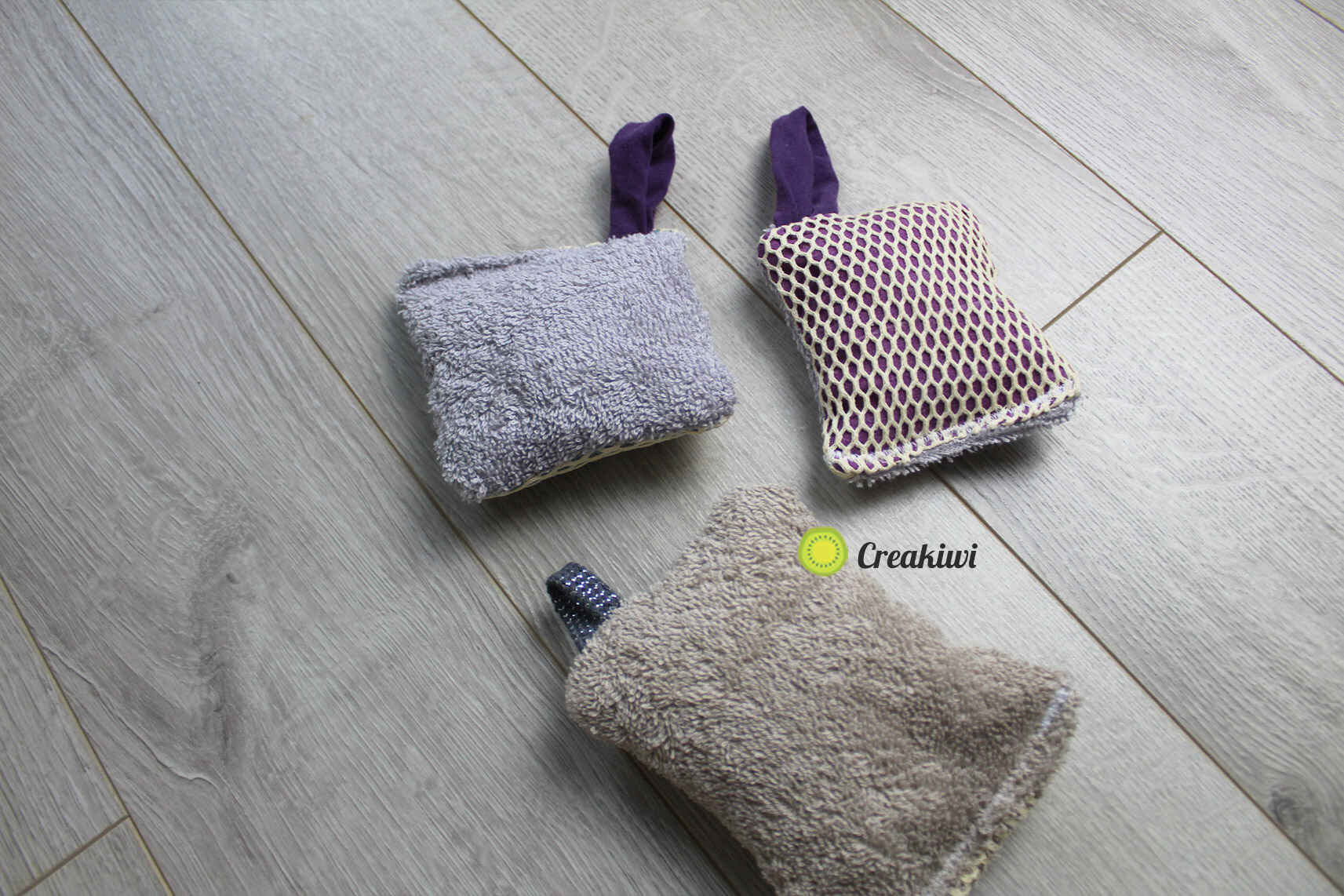 Les éponges en tissus lavables en machine (et sans plastique)