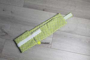 Emballage lavable vert pour sandwich demi-baguette