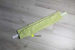 Emballage lavable vert pour sandwich demi-baguette