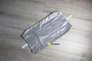 Emballage lavable vert pour sandwich demi-baguette