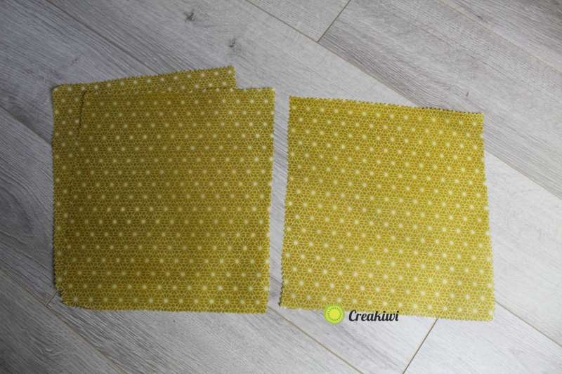 Lot de 3 Bee Wraps Jaune