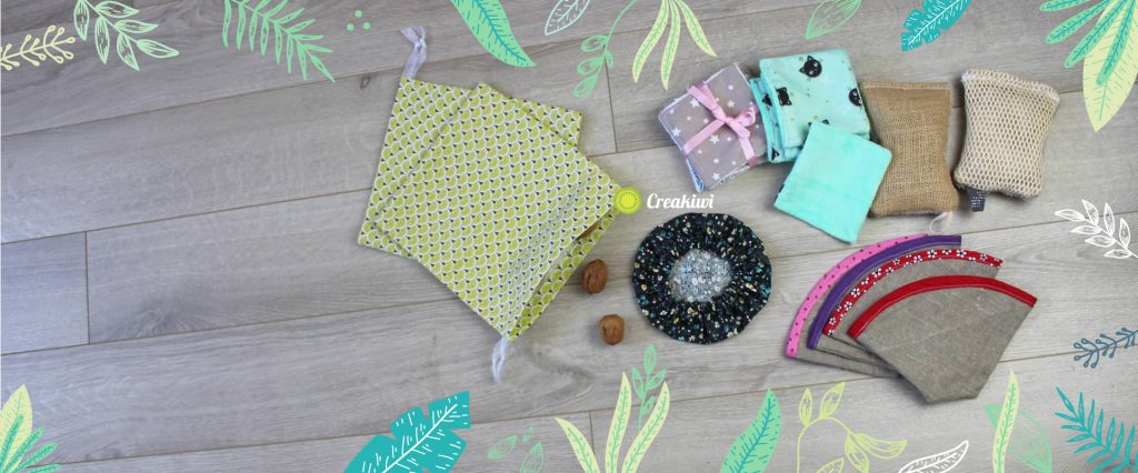 Créations couture pour petits & grands : zéro déchet, bee wraps, essuies-touts lavables, cadeaux de naissance, bavoirs, sorties de bain, décoration ... Creakiwi