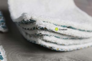 LOT de 10 lingettes 15x15cm pour bébé Creakiwi