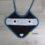 Bavoir original pour enfant raton laveur loup Creakiwi