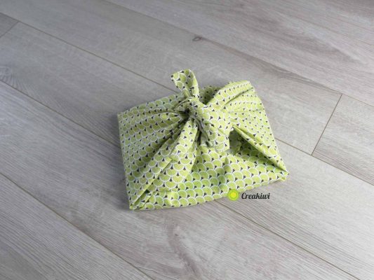 Furoshiki vert éventail