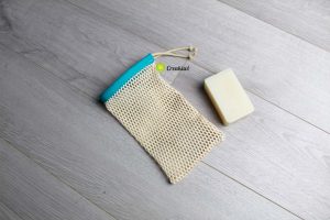 Filet à savon de couleur bleue Creakiwi