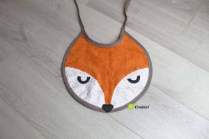 Bavoir Renard roux Julian doré