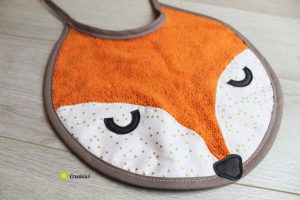 Bavoir Renard roux Julian doré