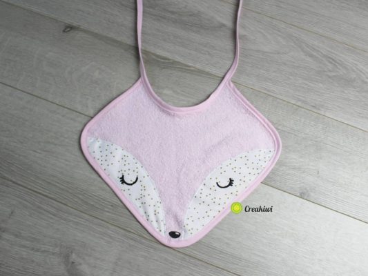 Bavoir renarde rosie